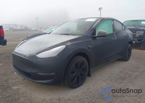2021 Tesla Model Y из США, поврежденный, VIN 7SAYGDEE1SF256259